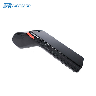 কোয়াড কোর অ্যান্ড্রয়েড পিওএস টার্মিনাল 5000mAh ব্যাটারি থার্মাল প্রিন্টারে নির্মিত