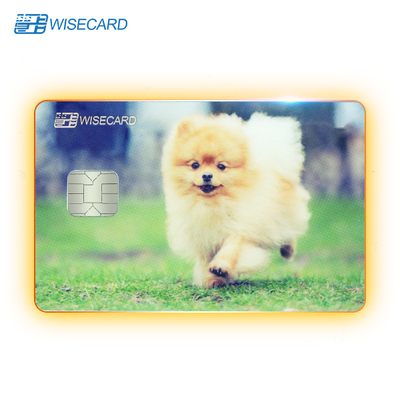 এজ গ্লো এবং এনএফসি সহ কাস্টম LED সদস্যপদ কার্ড