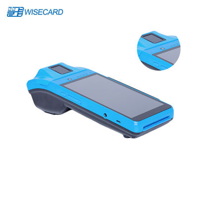 প্রিন্টার NFC বারকোড স্ক্যানার সহ হ্যান্ডহেল্ড অ্যান্ড্রয়েড ওয়্যারলেস POS টার্মিনাল