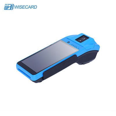 ফিঙ্গারপ্রিন্ট সহ 4 PSAM 16GB EMMC মোবাইল পস মেশিন EDGE GPRS