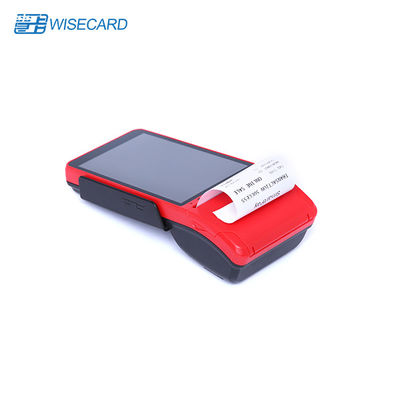 4 PSAM 5800mAh মোবাইল পস পেমেন্ট সিস্টেম EDGE GPRS হ্যান্ডহেল্ড পেমেন্ট পিওএস