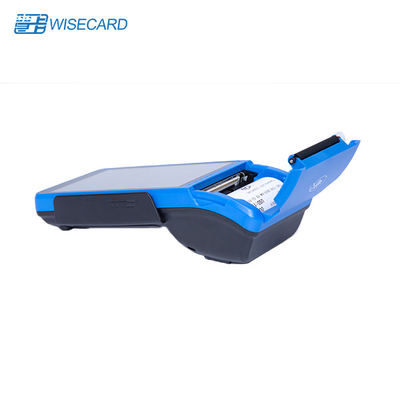 UMTS HSPA হ্যান্ডহেল্ড Pos টার্মিনাল NFC PBOC UPTS 2.0 EMV প্রিন্টার টার্মিনাল সহ