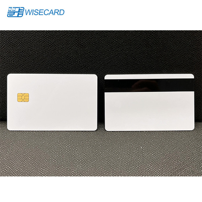 WCT SLE4442 সাদা EMV চিপ কার্ড হাইকো 2 ফাঁকা চৌম্বকীয় স্ট্রাইপ কার্ড