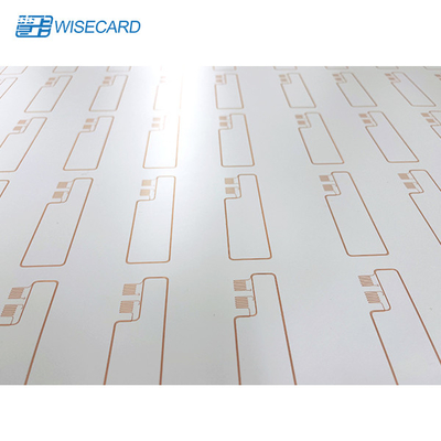 EMV স্মার্ট কার্ডের জন্য Wisecard LF/HF/UHF চিপ RFID প্রিল্যাম ইনলে
