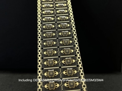 10.62*8.0mm 32-বিট সিকিউর CPU EEPROM মেমরি EMV চিপ